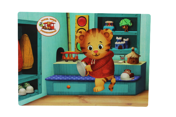 Daniel Tiger Placemat Latrobe Art Center
